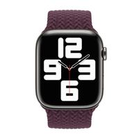 Apple Cinturino Solo intrecciato Apple Watch | 38/40/41/42 mm - Taglia 3 - Dark Cherry