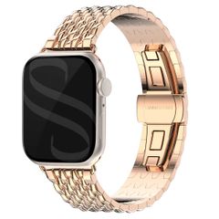 Selencia Cinturino Drago in acciaio Apple Watch | 44/45/46/49 mm - Oro rosa