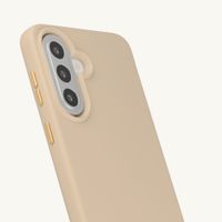 Selencia Cover posteriore Rivièra con MagSafe con ganci rimovibili Samsung Galaxy A57 (5G) - Milky Latte