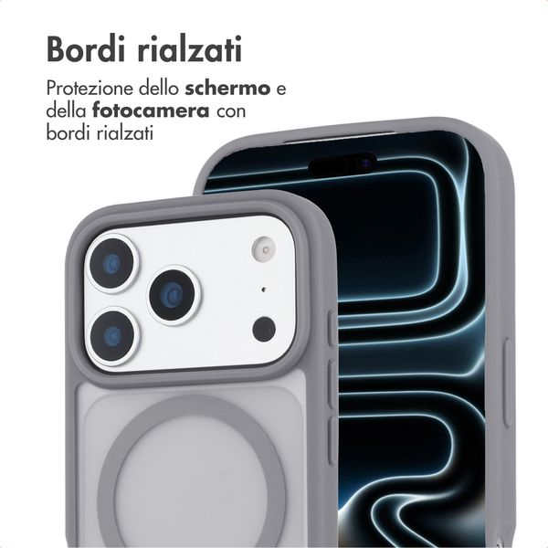 imoshion Cover posteriore Color Guard con MagSafe Apple iPhone 17 Pro Max - Grigio