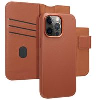 Accezz Cover in pelle 2 in 1 con MagSafe Apple iPhone 15 Pro Max - Sienna Brown