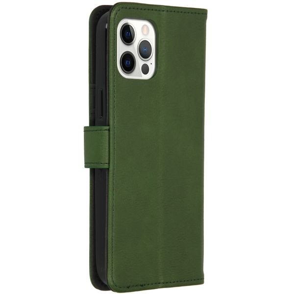 imoshion Cover a libro di Lusso Apple iPhone 12 (Pro) - Verde