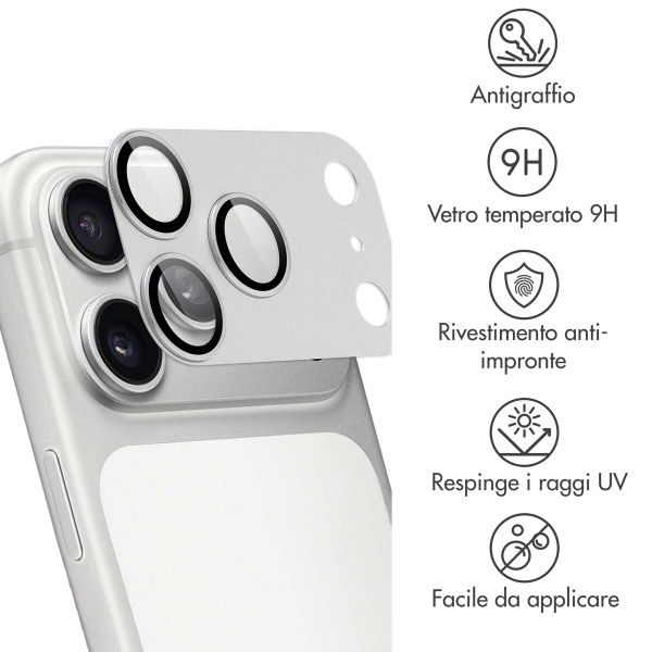 imoshion Protezione fotocamera in Vetro 2 Pezzi Apple iPhone 17 Pro Max - Silver