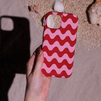 Selencia Cover posteriore Vivid con MagSafe Apple iPhone 15 - Wave Vibes Lipstick