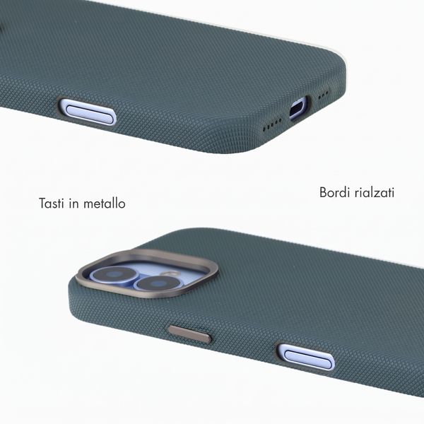 Accezz Cover Mesh con MagSafe Apple iPhone 17 - Blu scuro