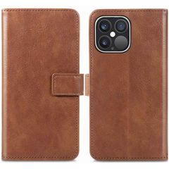 imoshion Cover a libro di Lusso Apple iPhone 13 Pro - Marrone