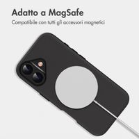 imoshion Cover posteriore Color con Thin MagSafe Ring Apple iPhone 16 - Nero