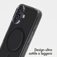 Accezz Lite custodia posteriore con MagSafe Apple iPhone 16 - Smokey Clear