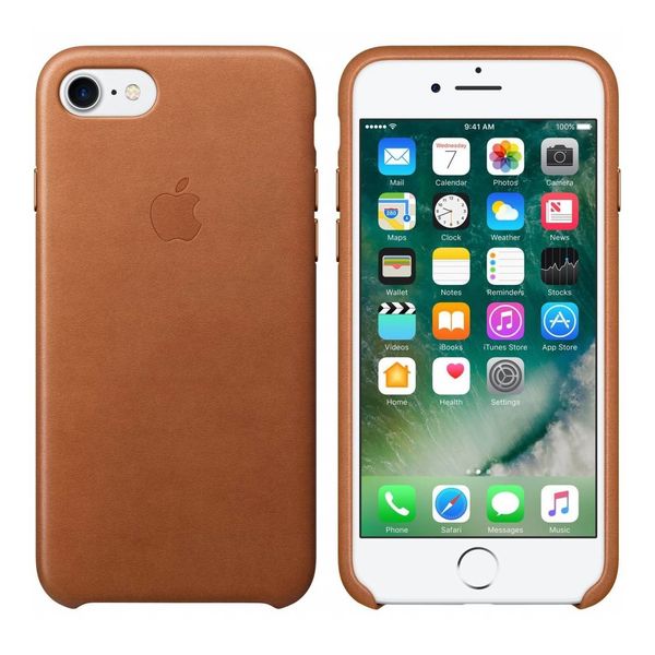 Apple Cover in Pelle iPhone SE (2022 / 2020) / 8 / 7 - Saddle Brown