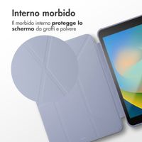 imoshion Cover Origami Apple iPad 9 (2021) 10.2 pollici / iPad 8 (2020) 10.2 pollici / iPad 7 (2019) 10.2 pollici - Lavender