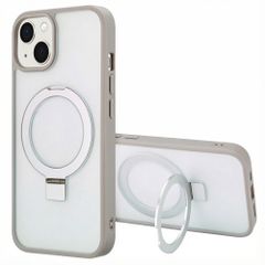Accezz Cover con anello e supporto con MagSafe Apple iPhone 14 - Grigio