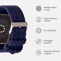 imoshion Cinturino in velluto a coste Apple Watch | 38/40/41/42 mm - Blu scuro