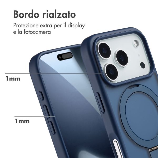 Accezz Cover con anello e supporto con MagSafe Apple iPhone 17 Pro - Blu