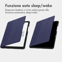 imoshion Cover a libro Trifold Apple iPad 11 (2025) 11 pollici A16 / iPad 10 (2022) 10.9 pollici - Blu
