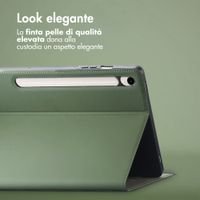 Accezz Cover Tablet Classica Samsung Galaxy Tab S10 Ultra / Tab S9 Ultra - Verde