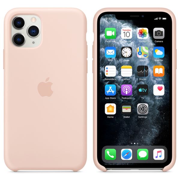 Apple Cover in Silicone Apple iPhone 11 Pro - Pink Sand