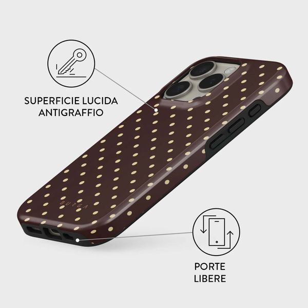 Burga Cover Posteriore Resistente con MagSafe Apple iPhone 16 Pro - Sorry Busy