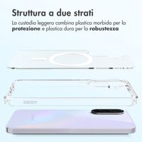 Accezz Cover posteriore Xtreme Impact con MagSafe Samsung Galaxy A36 - Trasparente