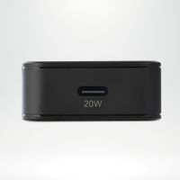 Accezz Caricabatterie GaN Ultra Slim - USB-C - 20 W - Nero