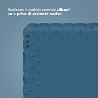 imoshion Cover Posteriore Kidsproof con Maniglia Samsung Galaxy Tab A11 / A9 8.7 pollici - Blu scuro