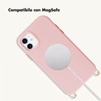 Selencia Cover posteriore Rivièra con MagSafe con ganci rimovibili Apple iPhone 11 - Sorbet Pink
