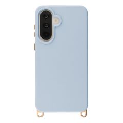 Selencia Cover posteriore Rivièra con MagSafe con ganci rimovibili Samsung Galaxy A37 (5G) - Powder Blue