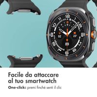 imoshion Cinturino Ocean in silicone Samsung Galaxy Watch Ultra (2024/2025) - Nero
