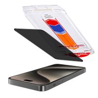 Accezz Vetro temperato privacy + Applicatore Apple iPhone 15 Pro