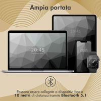 imoshion Special Edition - Cuffie wireless per bambini LED Light - Limitatore di Decibel - con cavo AUX - Leopardo