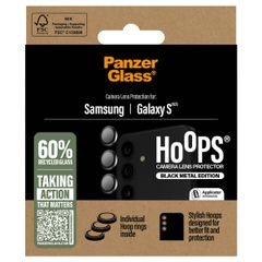 PanzerGlass Pellicole protettive fotocamera Hoops Optic Rings Samsung Galaxy S25 - Nero