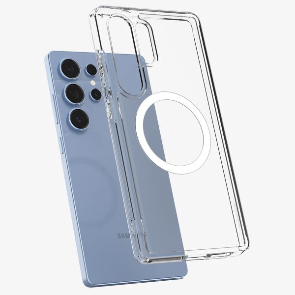 Spigen Cover Posteriore Ultra Ibrida con MagSafe Samsung Galaxy S25 Ultra - Trasparente