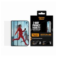PanzerGlass Vetro temperato 2-way privacy Ultra Wide Fit FastFit in-a-box Apple iPhone Duo