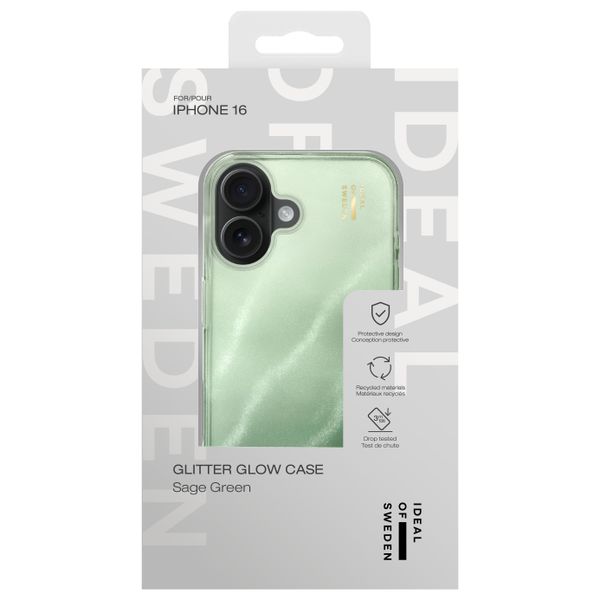 iDeal of Sweden Cover Trasparente con MagSafe Apple iPhone 16 - Sage Green