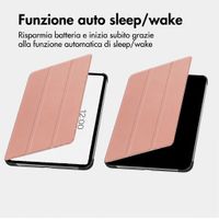 imoshion Cover a libro Trifold Samsung Galaxy Tab A9 Plus - Oro rosa