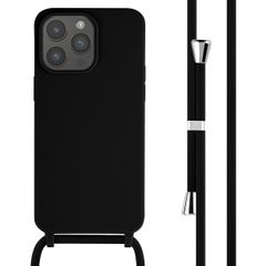 imoshion Cover in Silicone con Cordino Apple iPhone 15 Pro Max - Nero