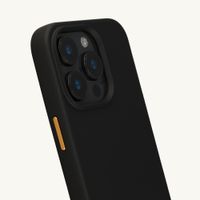 Selencia Cover posteriore Rivièra con MagSafe con ganci rimovibili Apple iPhone 15 Pro - Velvet Black