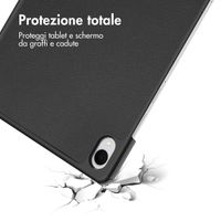 imoshion Cover a libro Trifold Samsung Galaxy Tab S11 - Nero