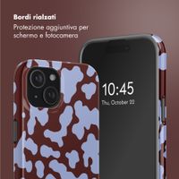 Selencia Cover posteriore Vivid con MagSafe Apple iPhone 15 - Moo'd Lavender Glow