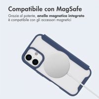 imoshion Bookcase trasparente con MagSafe Apple iPhone 16 - Blu