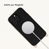 Selencia Cover posteriore Rivièra con MagSafe con ganci rimovibili Apple iPhone 14 Pro - Velvet Black