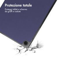 imoshion Cover a libro Trifold Samsung Galaxy Tab A11 Plus - Blu scuro