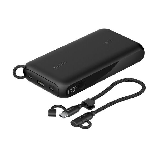 Belkin Powerbank BoostCharge da 10.000 mAh - con display - Nero