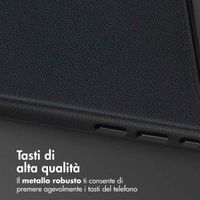 Accezz Cover in Pelle con MagSafe Apple iPhone Air - Onyx Black