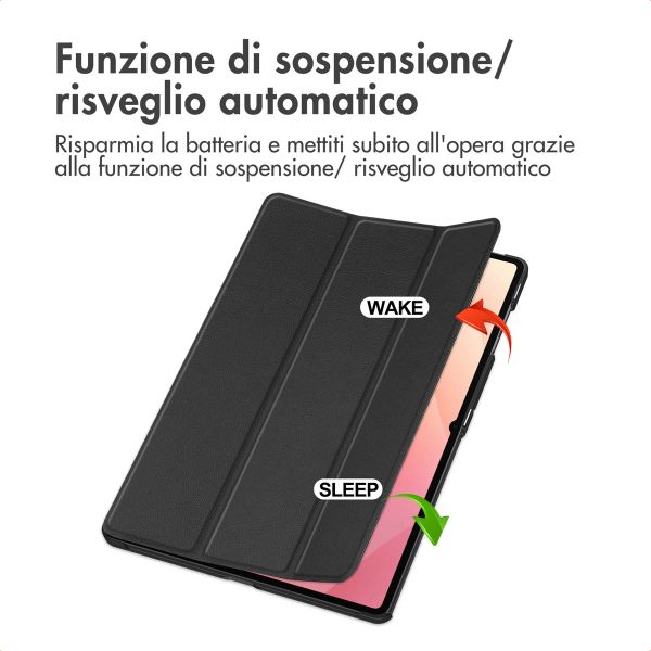 imoshion Cover a libro Trifold Samsung Galaxy Tab S11 Ultra - Nero