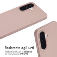 imoshion Cover in Silicone con Cordino Samsung Galaxy A37 (5G) - Sand Pink