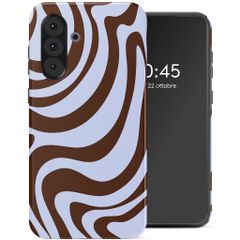Selencia Cover Posteriore Vivid Samsung Galaxy A36 / A56 - Dream Swirl Chocolate