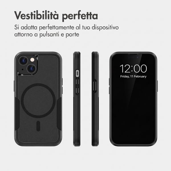imoshion Cover posteriore con MagSafe Apple iPhone 15 - Nero