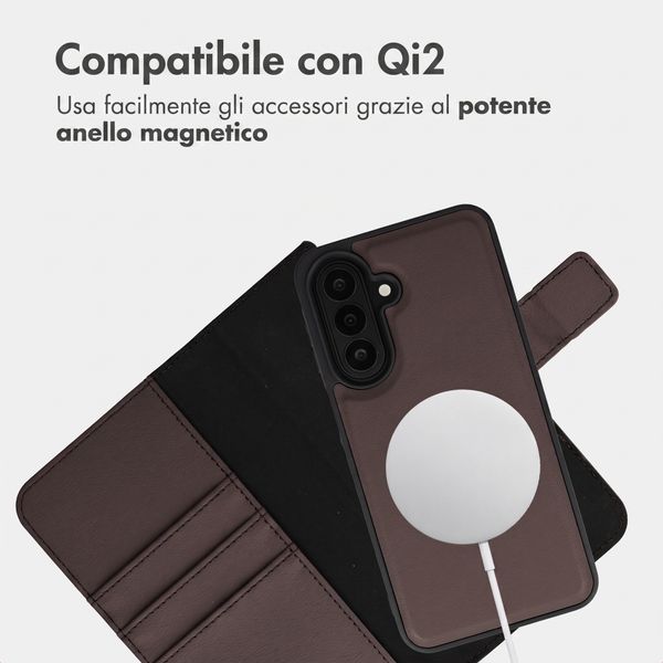 imoshion Cover a libro di lusso 2-in-1 rimovibile Samsung Galaxy A27 (5G) - Marrone