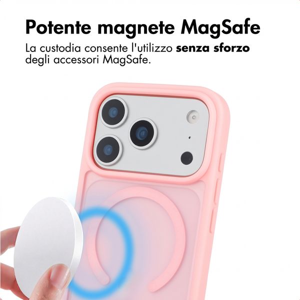 imoshion Cover posteriore Color Guard con MagSafe Apple iPhone 18 Pro Max / 17 Pro Max - Rosa chiaro