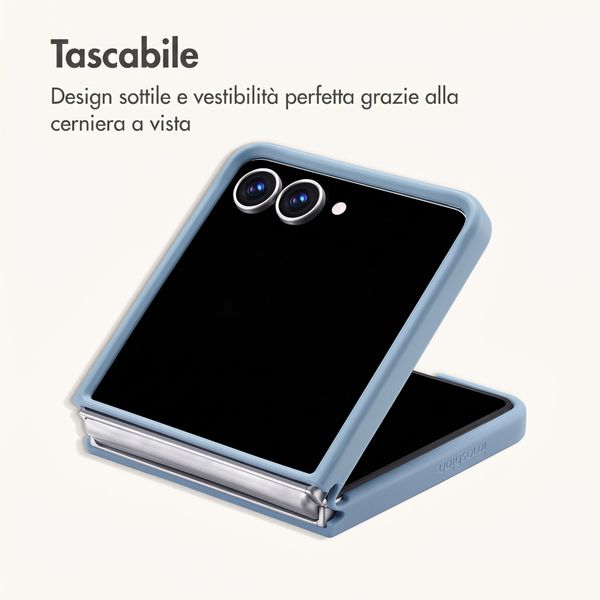 imoshion Cover posteriore Color Guard Samsung Galaxy Z Flip 8 - Azzurro